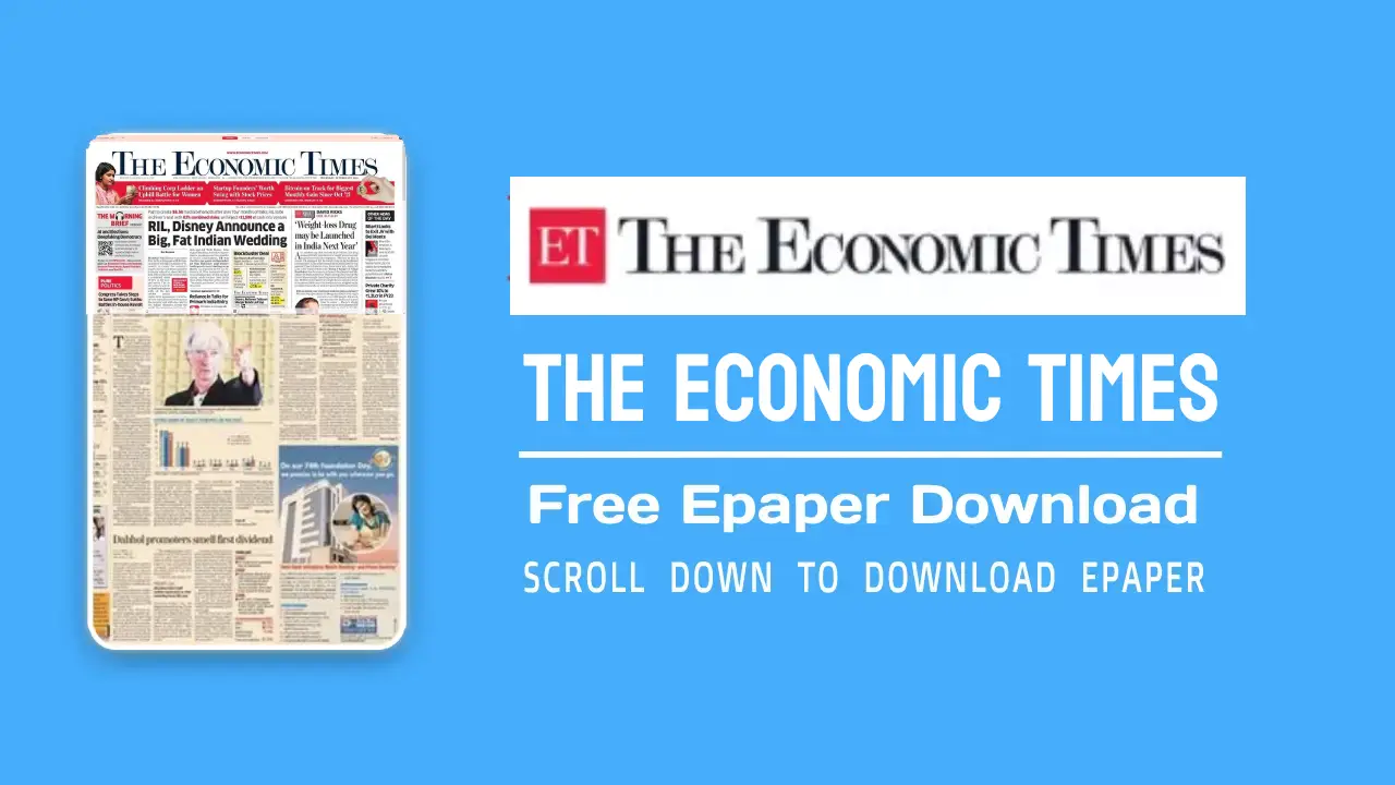 The economic times epaper download today